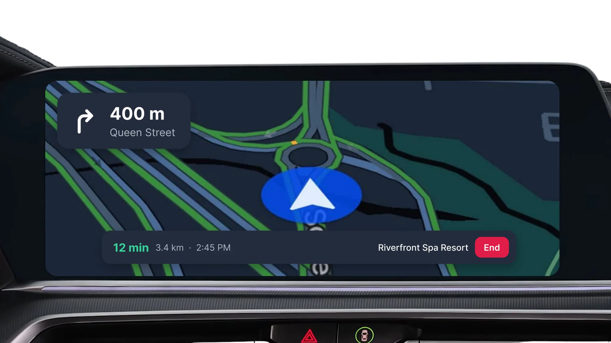 pilot — Run in progress with the next stop
