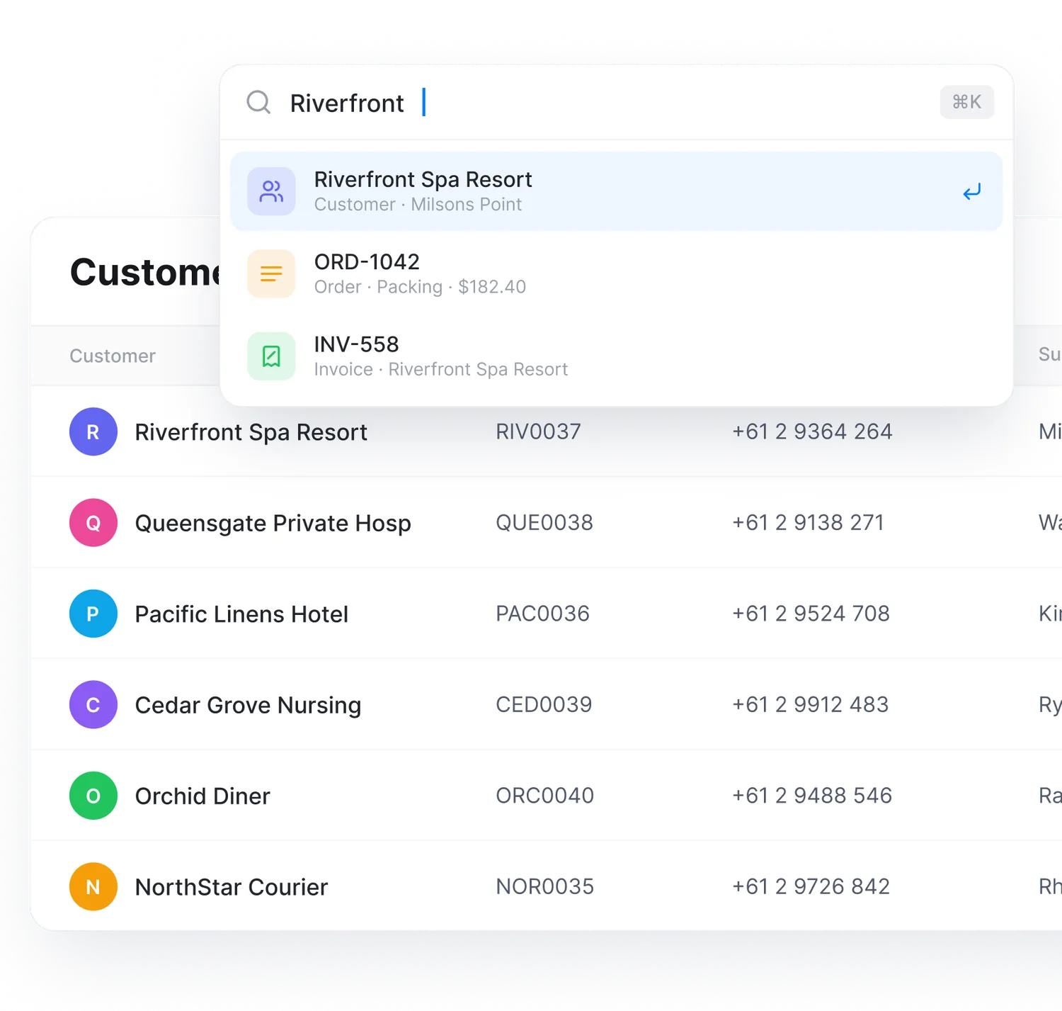 helm — Orders board with status columns